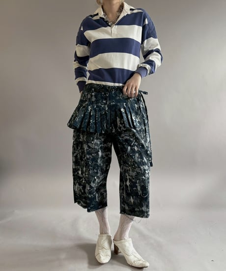 【RE;CIRCLE】 RE  Military Camouflage Wrap Skirt / 260226-010