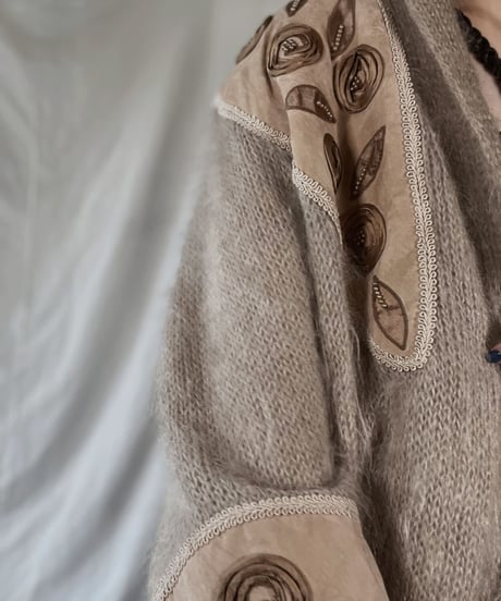 【USED】    Mohair Knit Cardigan/211216-018