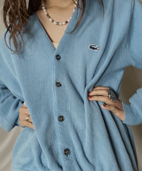 【USED】   LACOSTE Knit Cardigan⑩/211126-018