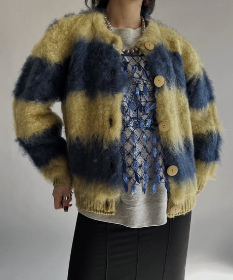 【USED】 Knit Cardigan Top /240127-018