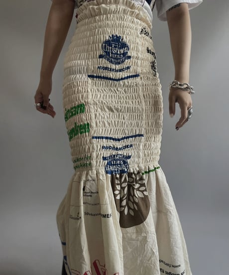 【RE;CIRCLE】RE Eco-Friendly Bag Shirring Skirt/ 230727-017