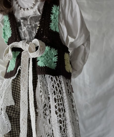 【RE;CIRCLE】 RE Granny × Crochet N/S Gown②/211014-016