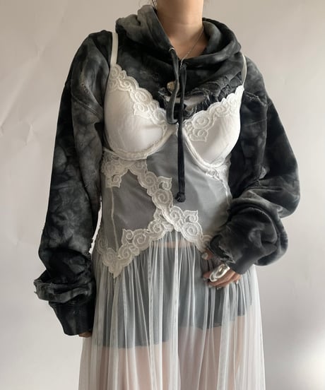 【USED】 Lace Patterned Camisole One-Piece /241102-010