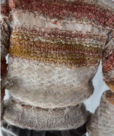【USED】    Mohair Knit Top①/211216-002