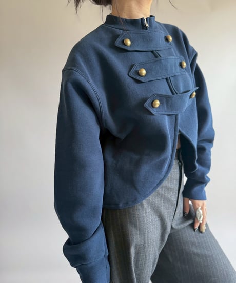 【RE;CIRCLE】 Re Sweat Napoleon Jacket / 260404-028