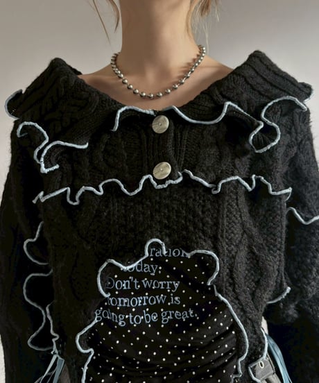 【RE;CIRCLE】 RE Mellow Knit Bolero/ 260122-005