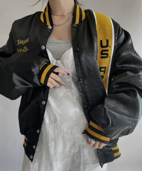 【USED】  US Army Nylon Stadium Jacket / 221126-028