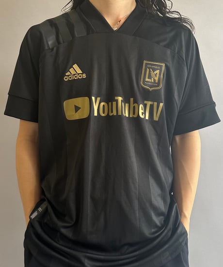 【USED 】adidas LOS ANGELES FC Soccer Shirt /240603-015