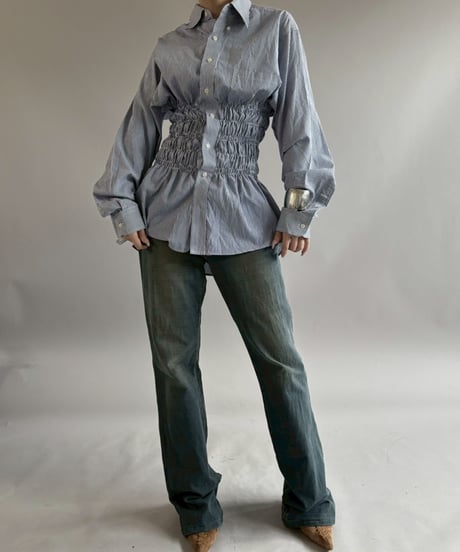 【RE;CIRCLE】 RE Shirring Shirt / 260504-007