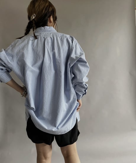 【USED】  Ralph Lauren L/S strip Shirt / 230608-001