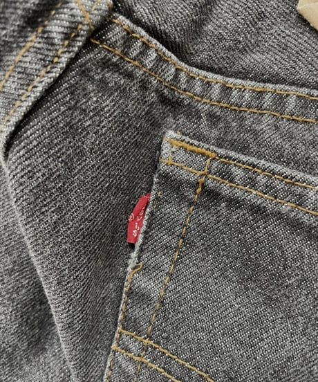 【USED】   Levi's Denim Pants 501 Black / 220416-034