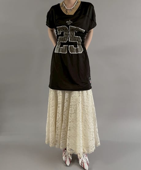 【RE;CIRCLE】 Shirring Football Shirt  /  250904-006