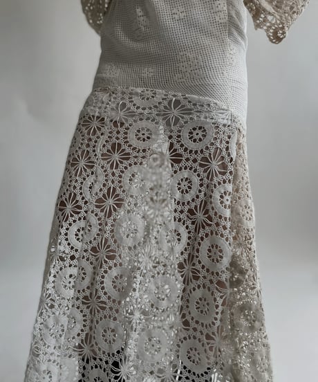 【RE;CIRCLE】 RE Crochet Lace Mermaid Skirt / 220427-015