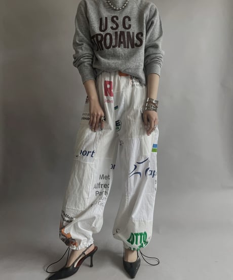 【RE;CIRCLE】RE Eco-Friendly Bag Rraw Cord Pants / 230427-019