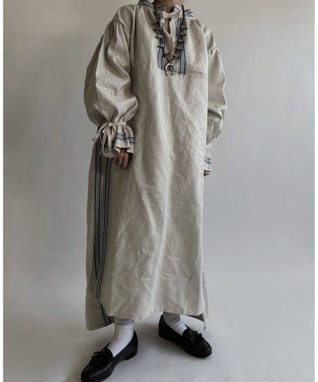【RE;CIRCLE】RE EURO Table Cloth One-piece Blue / 220512-005