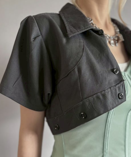 【Chinatsu Aoyama】 RE Makers Shirt Charcoal / 260702-024