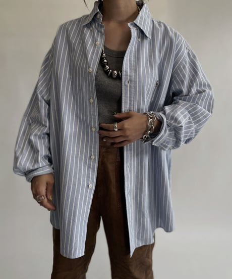【USED】 Polo Ralph Lauren Striped Shirt / 220820-001