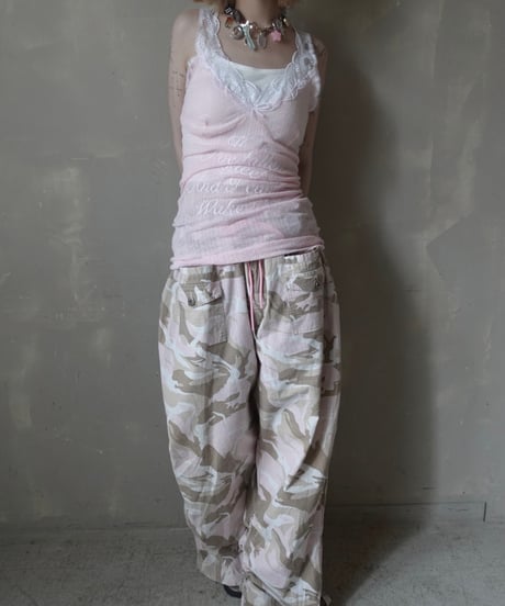 【RE;CIRCLE】 Re Embroidered Camisole Top  /  250724-015