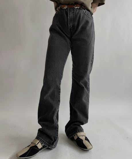 【USED】 Levi's Black Denim Pants 517 / 220521-013