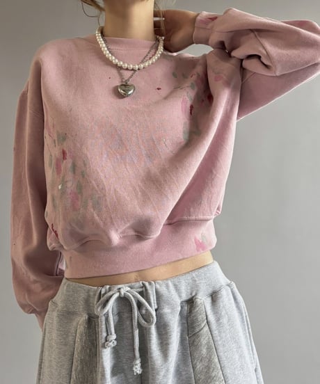 【USED】 Paint Short Sweat / 250925-004