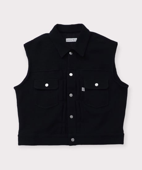 【COSMOS TEXAS】24ss Second Vest Navy / 240311-018