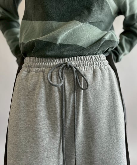 【USED】 Sweat × Slacks Docking Pants /260418-015