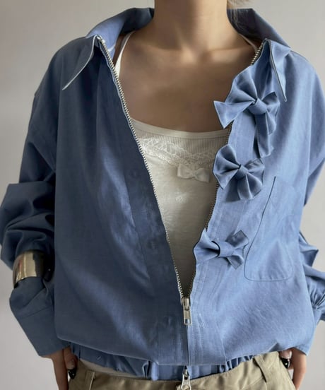 【RE;CIRCLE】 RE Shirt Short Jacket / 260409-005