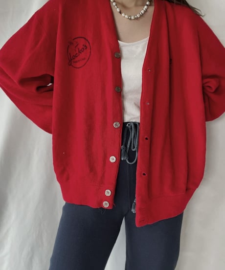 【USED】   THE FOX Acrylic Knit Cardigan/210930-021
