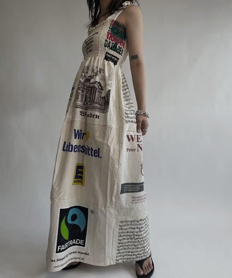 【RE;CIRCLE】 RE Eco-Friendly Bag Camisole One-piece / 220804-023