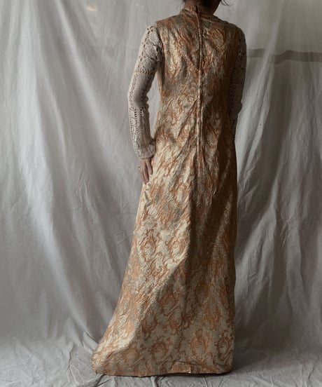【USED】No Sleeve Poly China Dress/210217-045