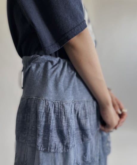【USED】 Tiered Lace Long Skirt /220716-017