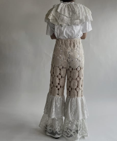 【RE;CIRCLE】 RE Crochet Lace Detachable Collar / 220526-026