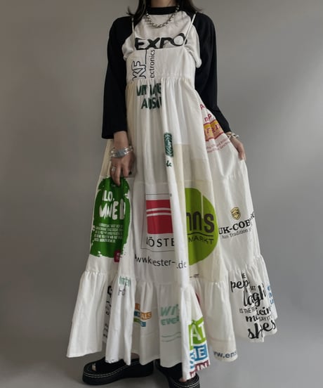 【RE;CIRCLE】RE Eco-Friendly Bag Camisole Long One-piece / 230622-025