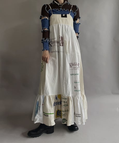 【RE;CIRCLE】RE Eco-Friendly Bag Camisole Long One-piece / 230327-008