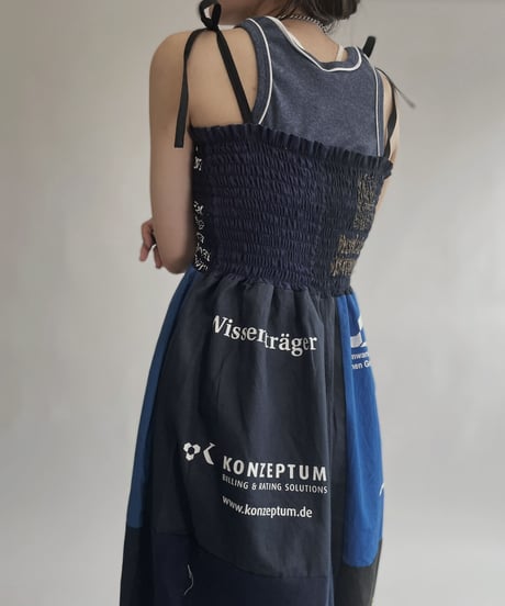 【RE;CIRCLE】 RE Eco-Friendly Bag Camisole One-piece Black / 220804-026