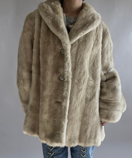 【USED】 MINCARA Fake Fur Jacket /241221-006