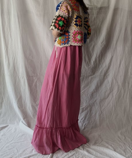 【RE;CIRCLE】 RE Granny Knit Top①/210421-005