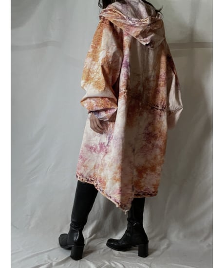 【USED】  Tie Dyed Army Snow Parker/211110-033