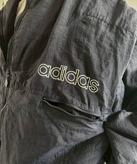 【USED】 80's adidas Padded Nylon Jacket / 251115-007
