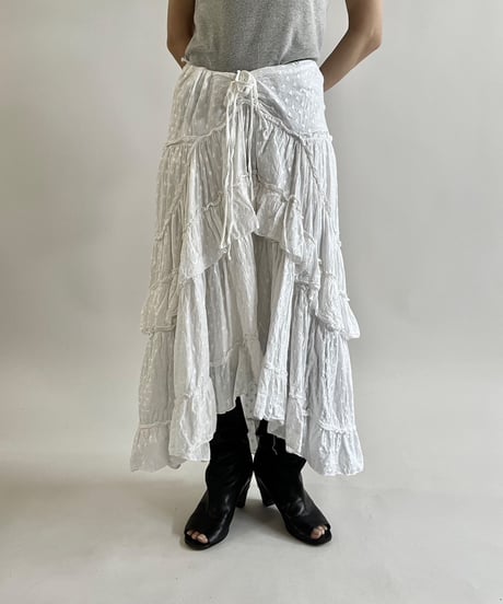 【USED】 Tiered Long Skirt  /250419-004