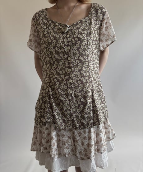 【USED】 Flower pattern One-Piece / 250816-015