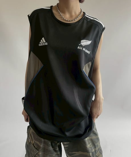 【USED】 adidas ALL BLACKS N/S Top / 250712-013