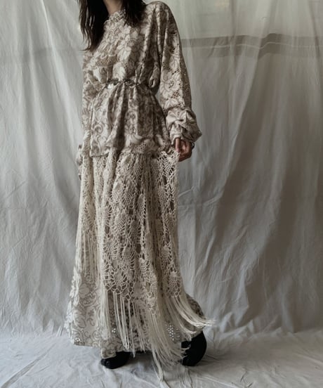 【RE;CIRCLE】 RE Lace L/S One-piece/210611-028