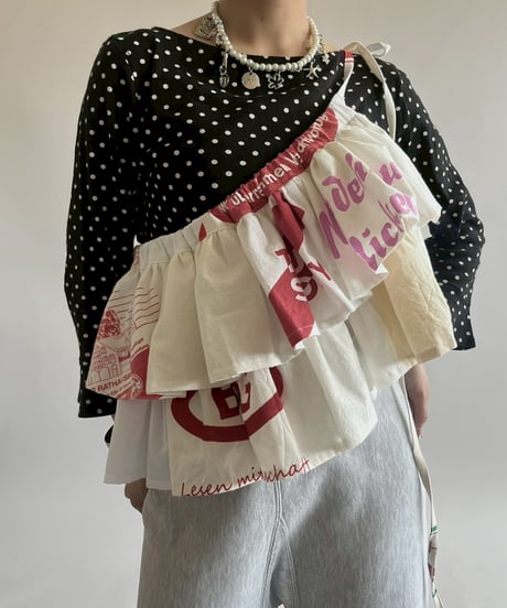 【RE;CIRCLE】 Re Eco Bag Maki Skirt /  250417-006