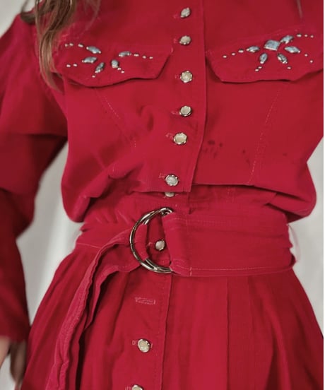 【USED】H BAR C Corduroy Dress / 220107-001
