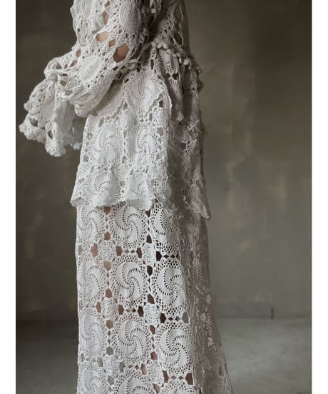 【RE;CIRCLE】 RE Crochet L/S One-piece④/20220317-024