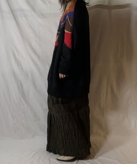 【USED】Cotton Long Skirt/210303-023