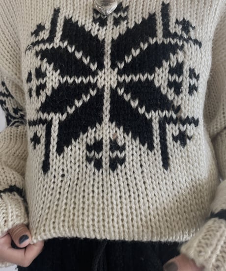 【USED】 Nordic Wool Knit Top/ 231026-006
