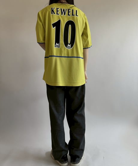 【USED】 Nike 02~03's Leeds United KEWELL Soccer Shirt/ 250607-038
