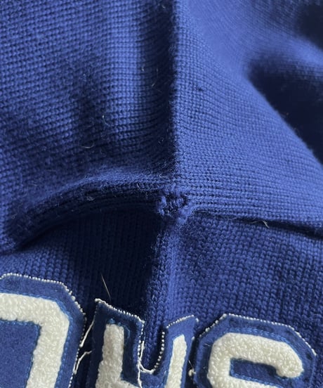 【USED】 Vintage Wool Lettered Cardigan/250118-018